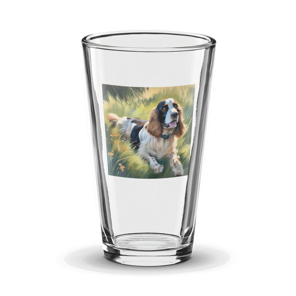 PugMug Custom English Cocker Spaniel Glass Tumbler