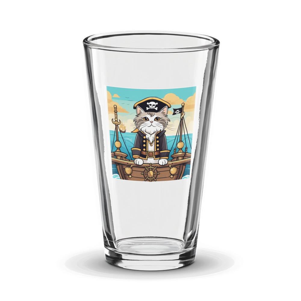 PugMug Custom Tabby Persian Cat Glass Tumbler