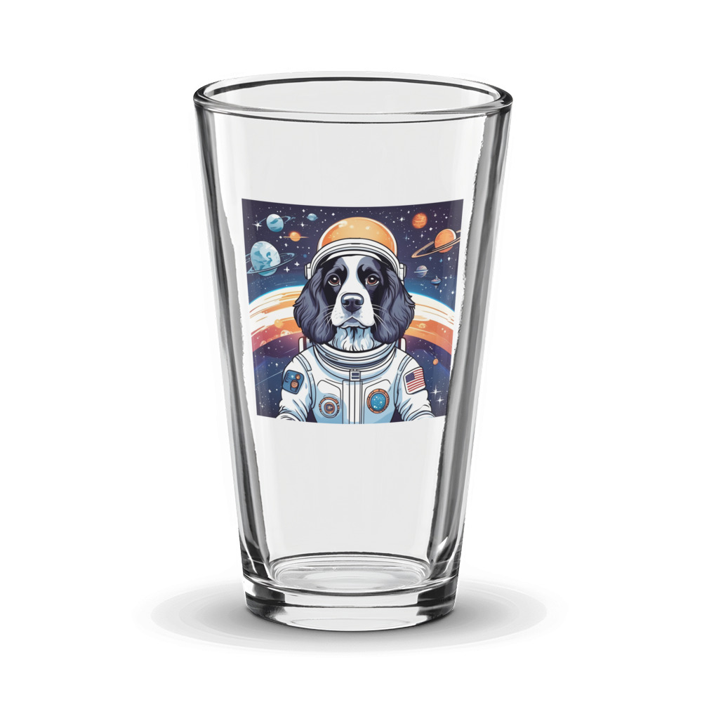 PugMug Custom English Cocker Spaniel Glass Tumbler