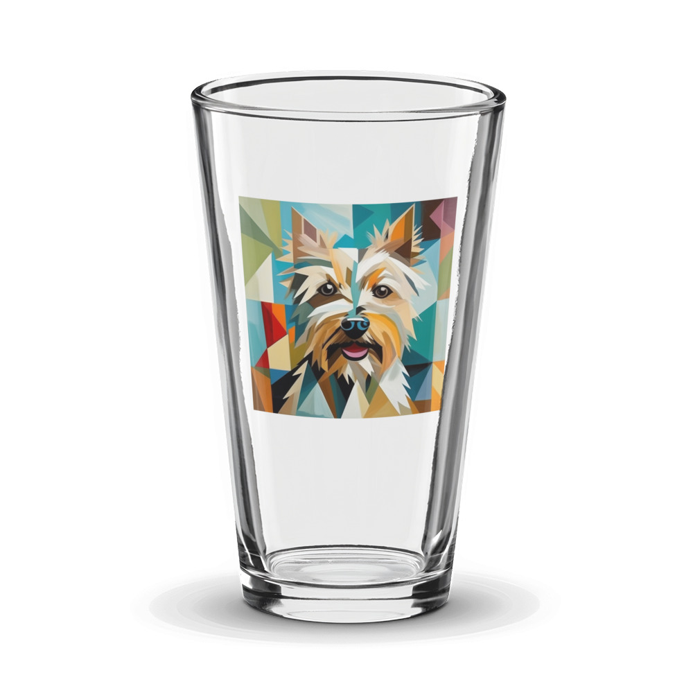 PugMug Custom Cairn Terrier Glass Tumbler