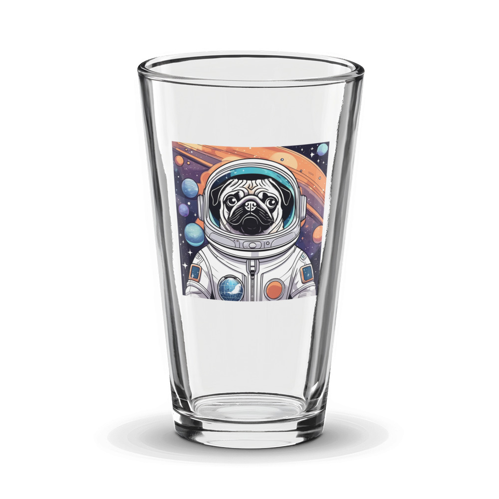 PugMug Custom Pug Glass Tumbler