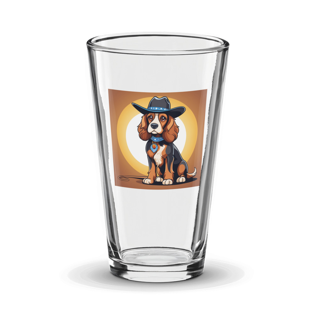 PugMug Custom English Cocker Spaniel Glass Tumbler