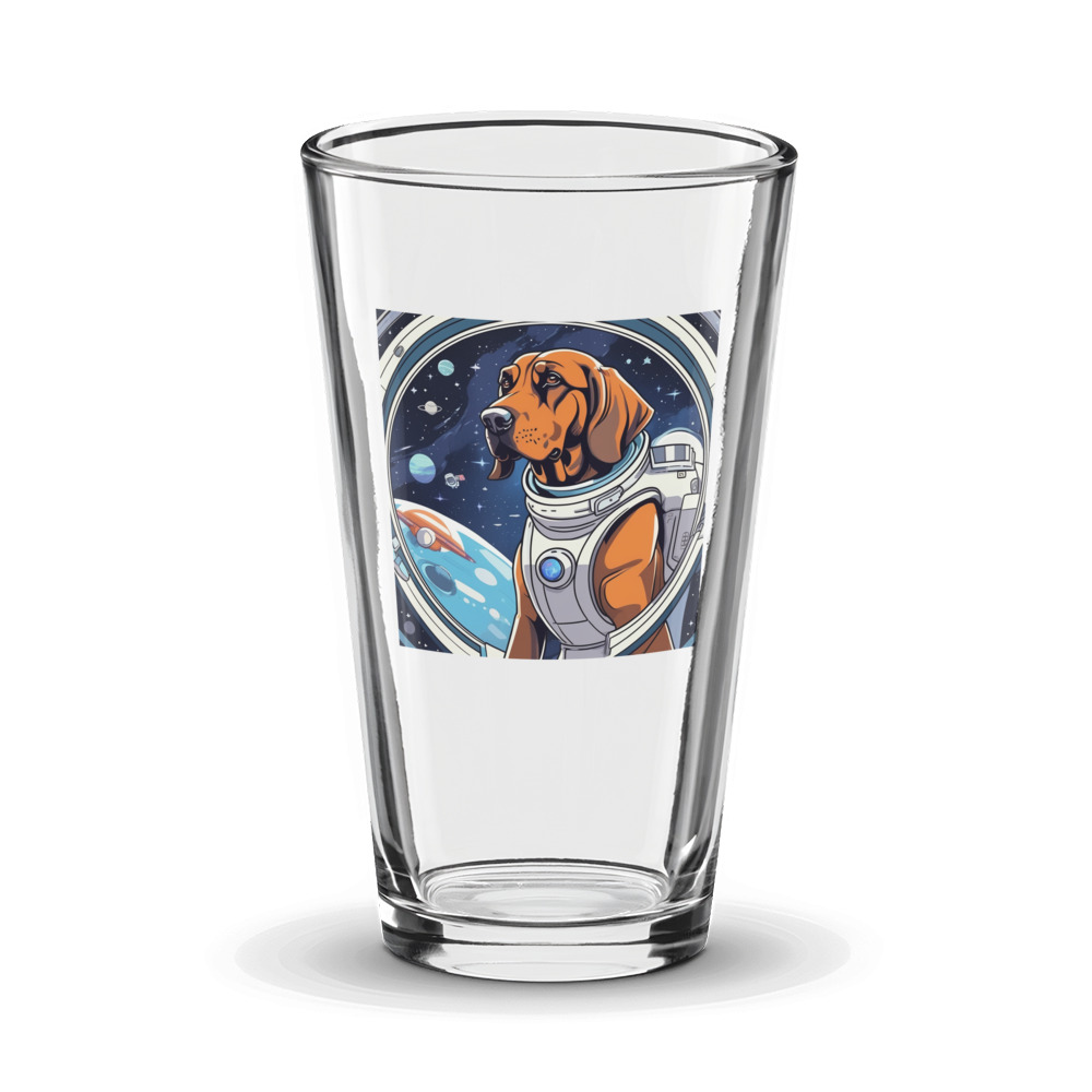 PugMug Custom Bloodhound Glass Tumbler