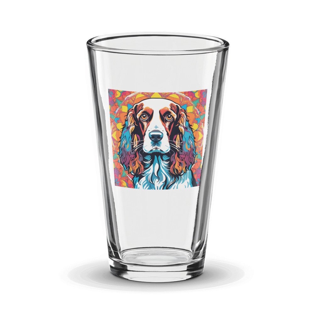 PugMug Custom English Cocker Spaniel Glass Tumbler