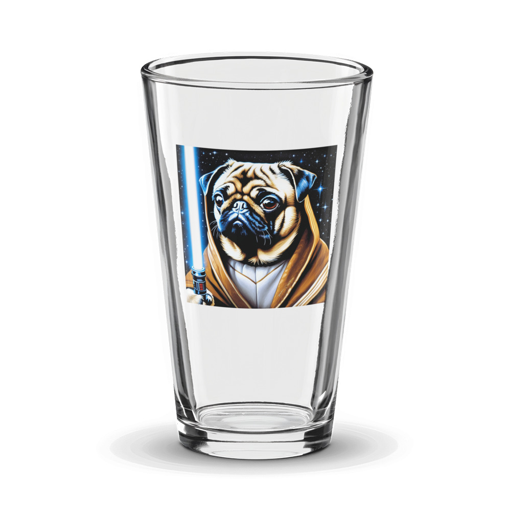 PugMug Custom Pug Glass Tumbler