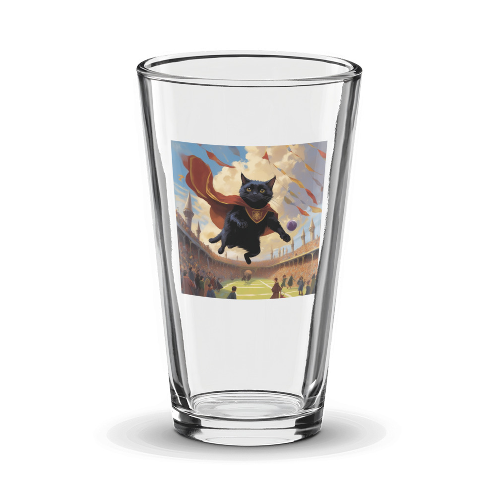 PugMug Custom Black Exotic Cat Glass Tumbler