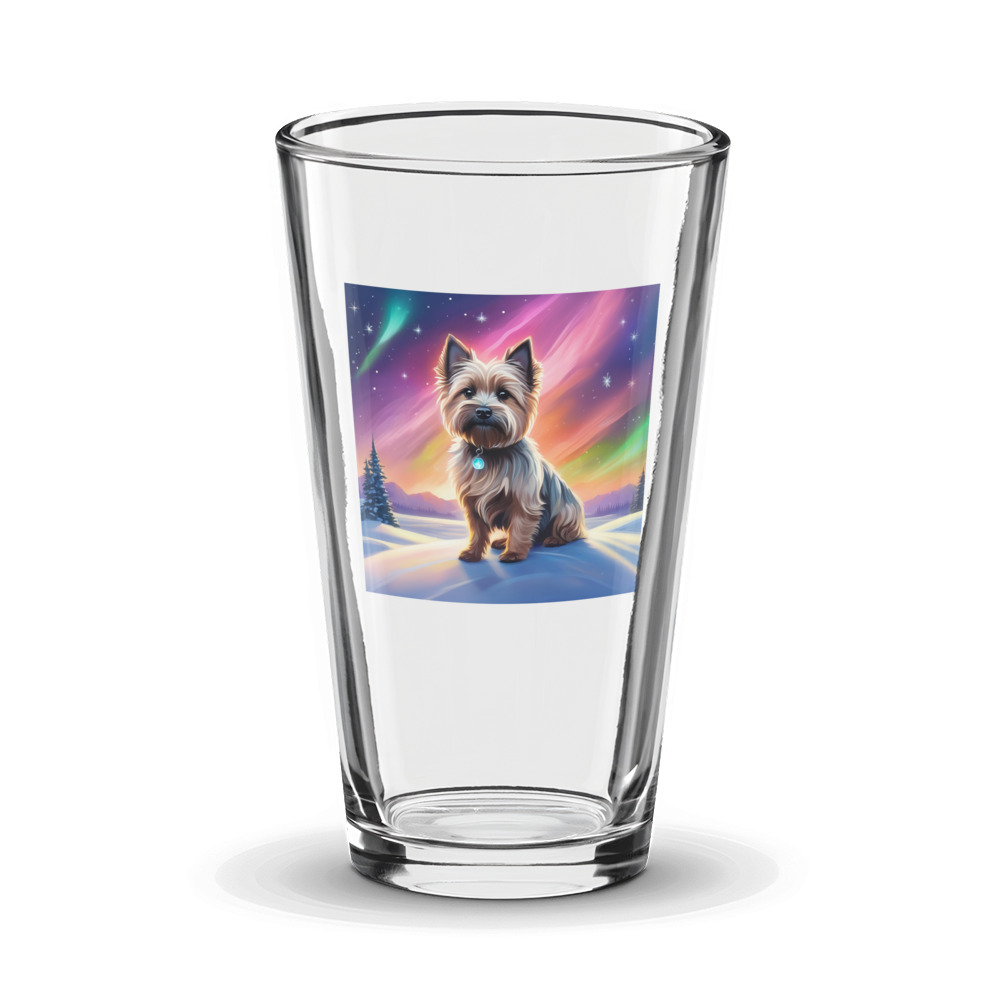 PugMug Custom Cairn Terrier Glass Tumbler