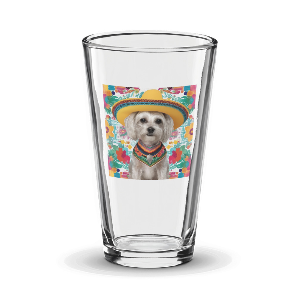 PugMug Custom Leo Glass Tumbler