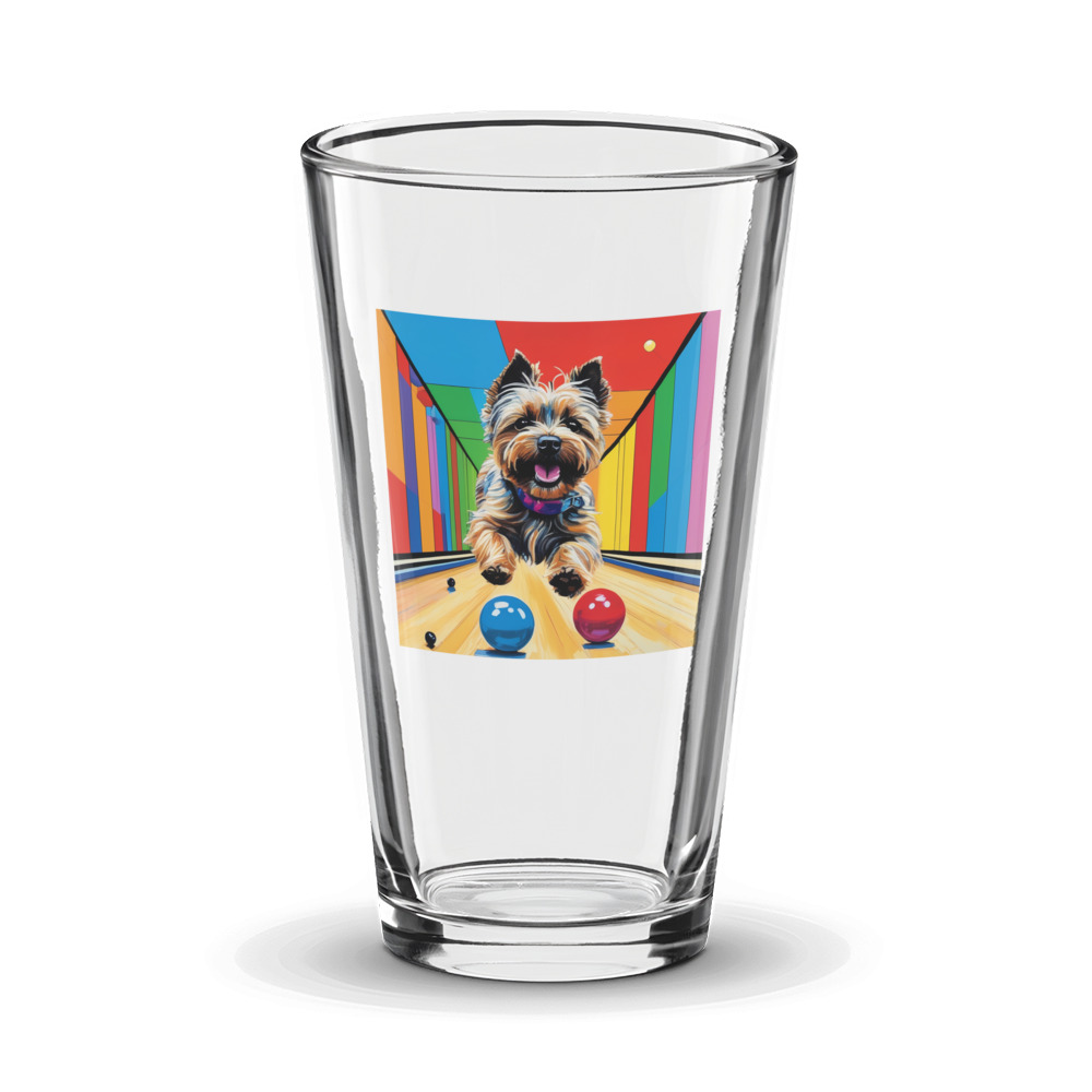 PugMug Custom Cairn Terrier Glass Tumbler