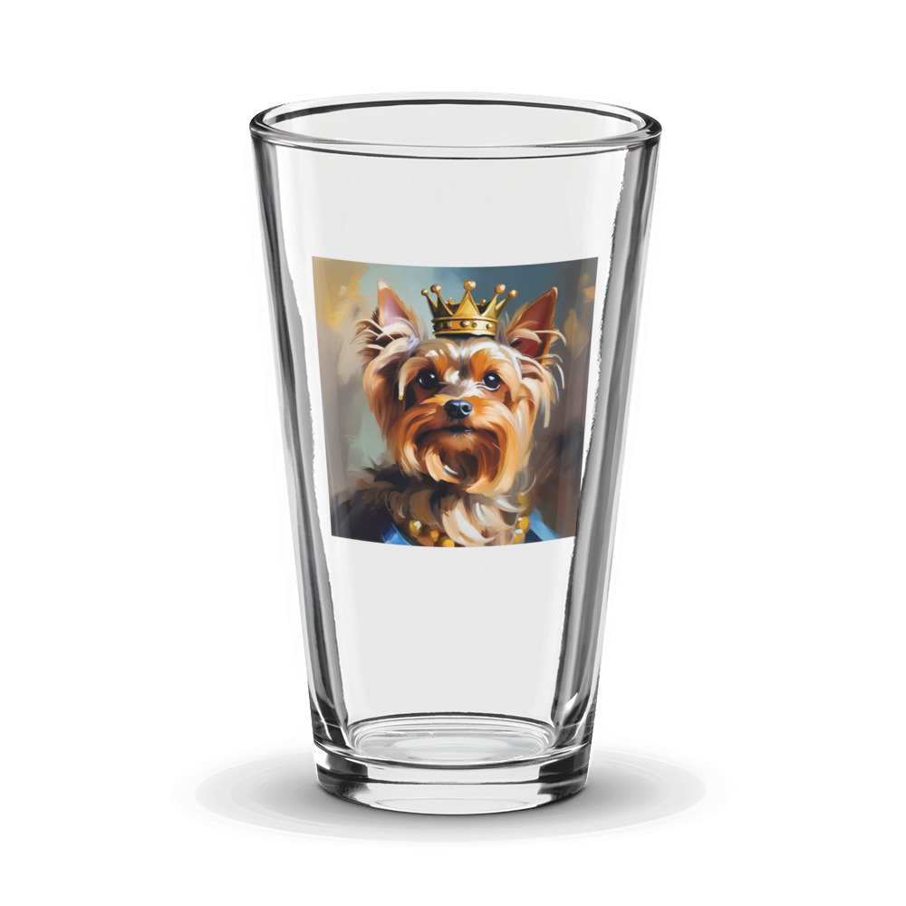 PugMug Custom Yorkshire Terrier Glass Tumbler
