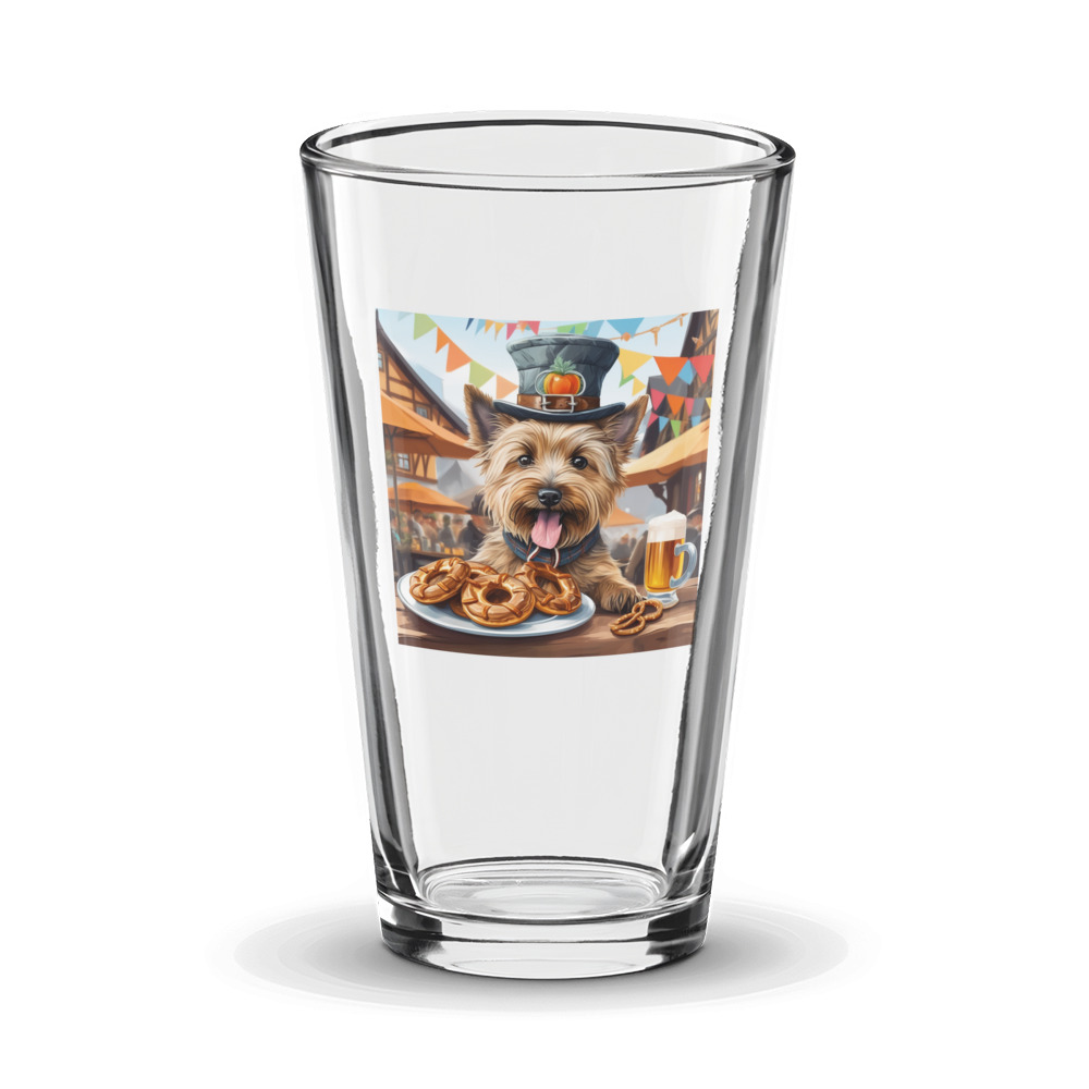 PugMug Custom Cairn Terrier Glass Tumbler