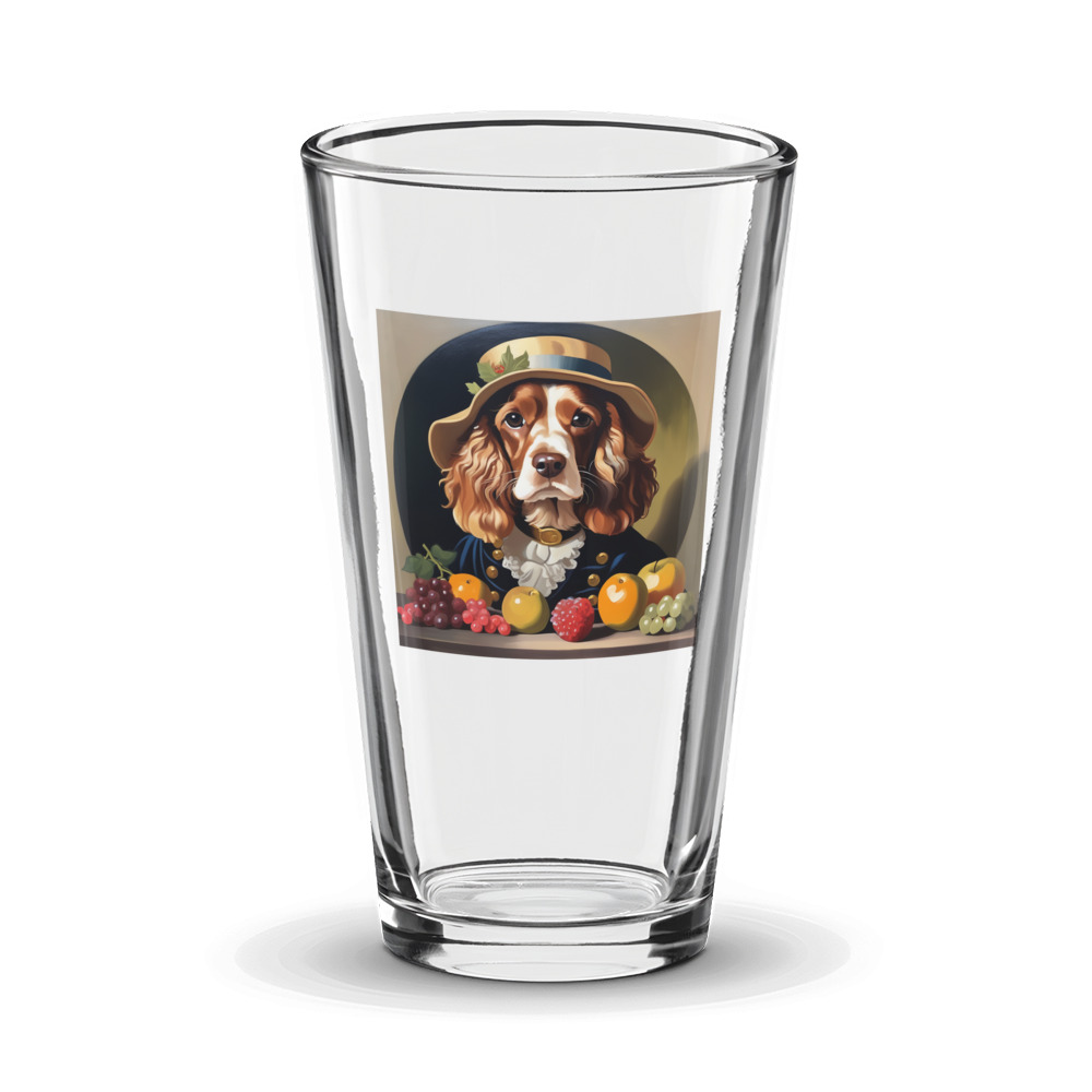 PugMug Custom Cocker Spaniel Glass Tumbler