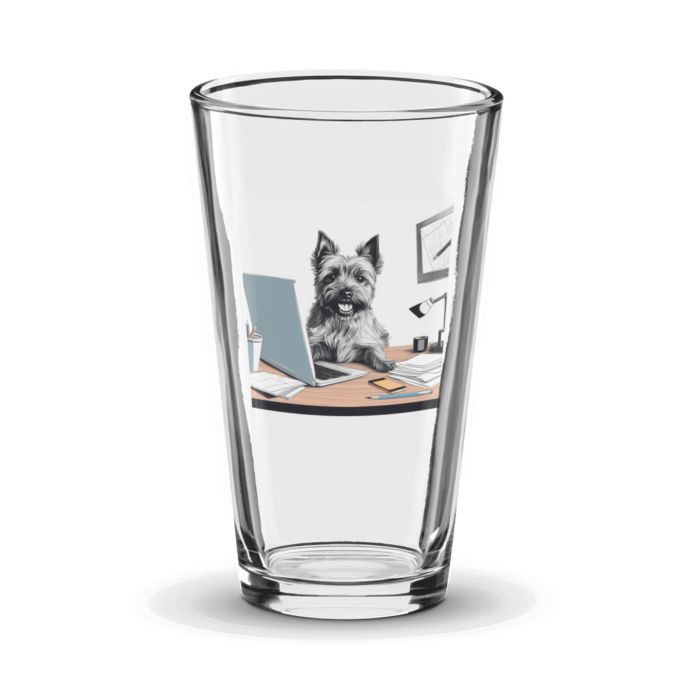 PugMug Custom Cairn Terrier Glass Tumbler