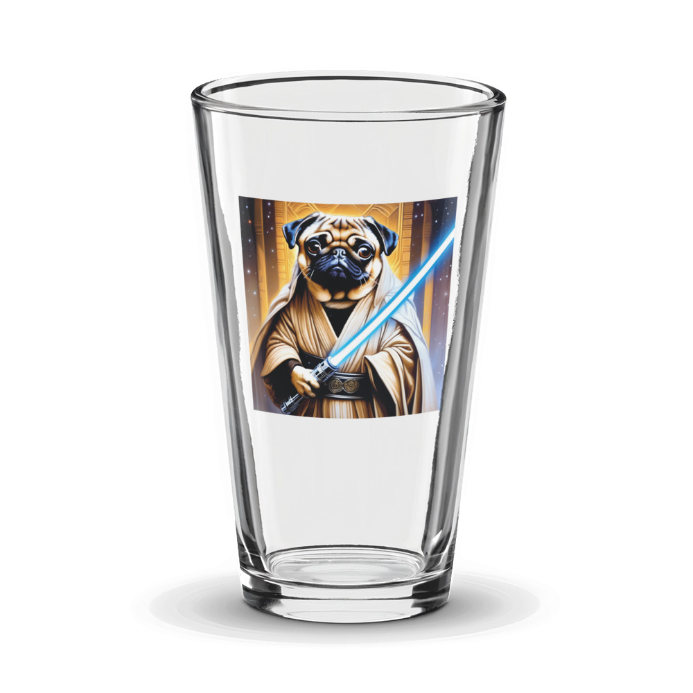 PugMug Custom Pug Glass Tumbler