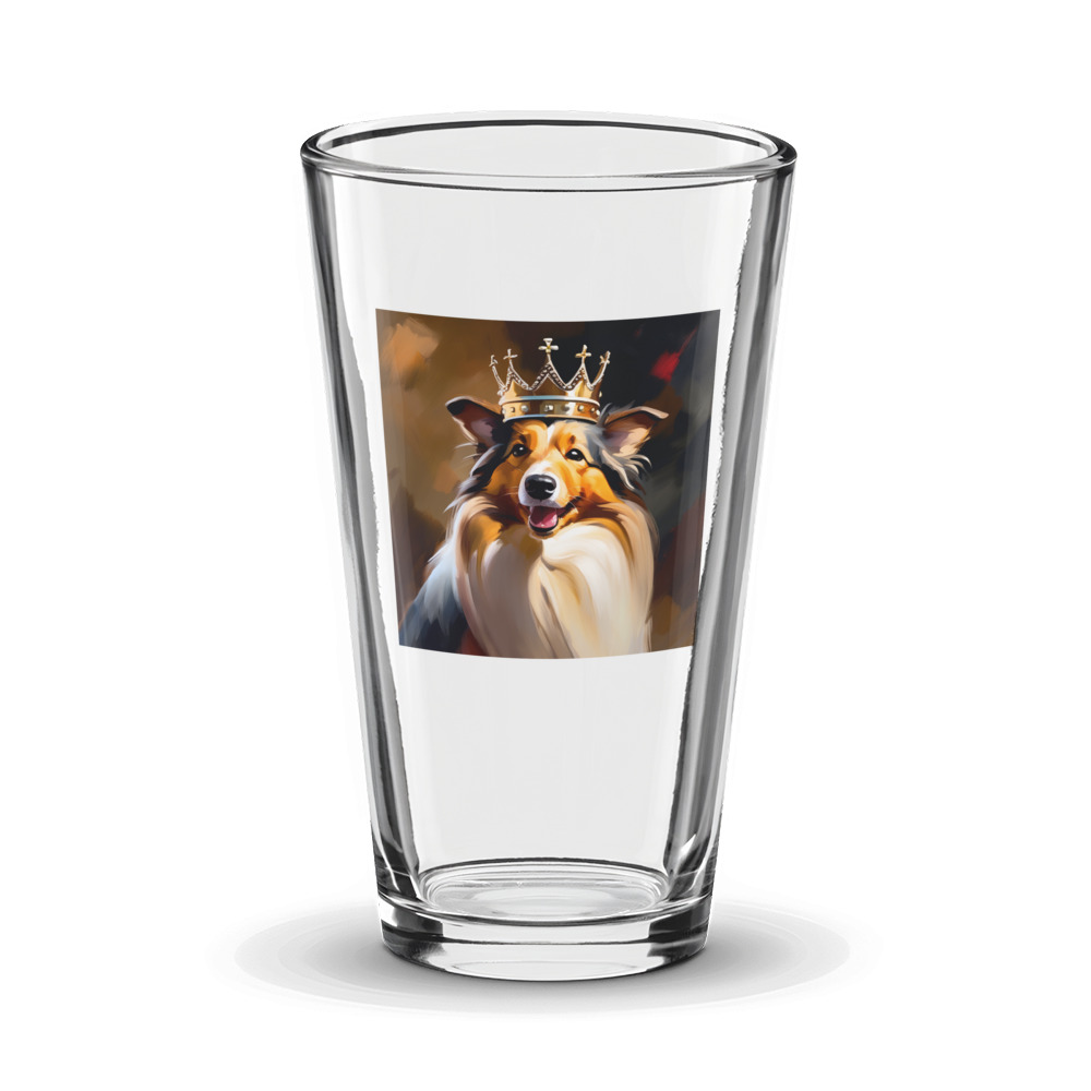 PugMug Custom Shetland Sheepdog Glass Tumbler