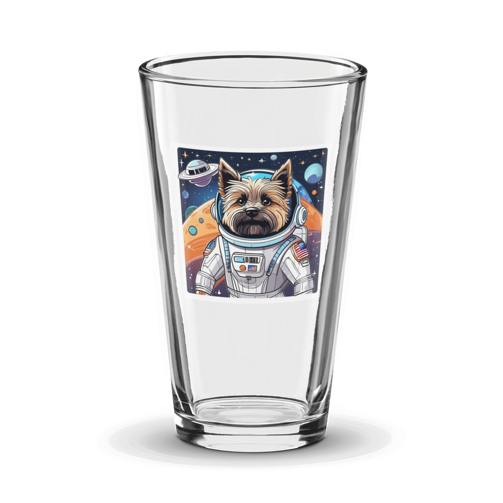 PugMug Custom Cairn Terrier Glass Tumbler