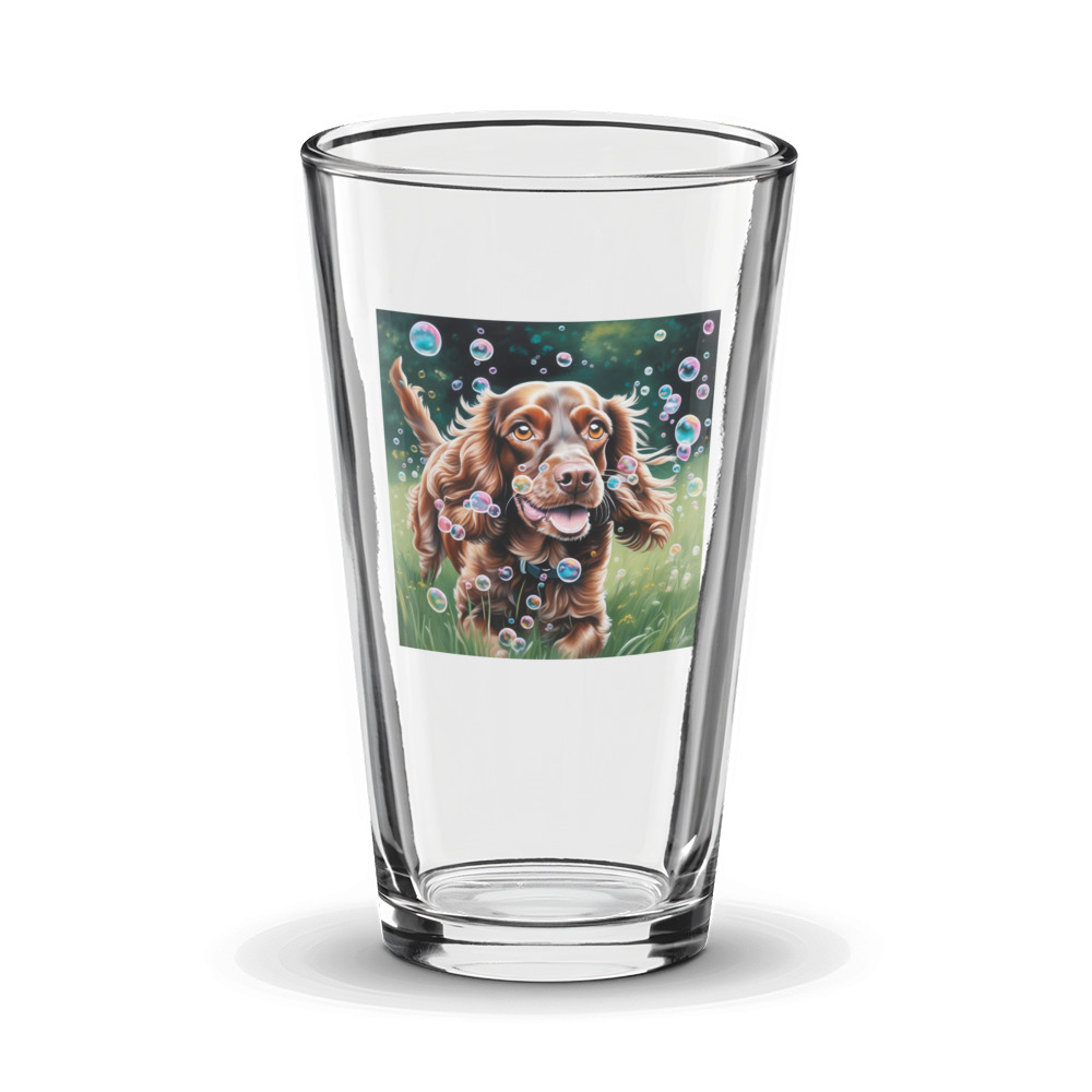 PugMug Custom English Cocker Spaniel Glass Tumbler