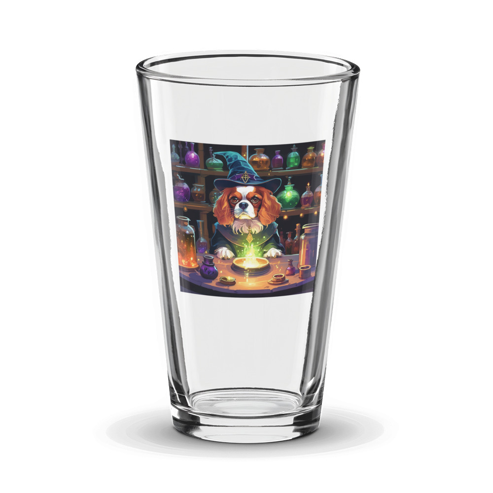 PugMug Custom Cavalier King Charles Spaniel Glass Tumbler