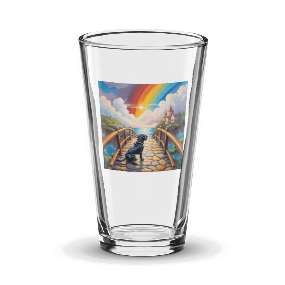 PugMug Custom Lily Glass Tumbler