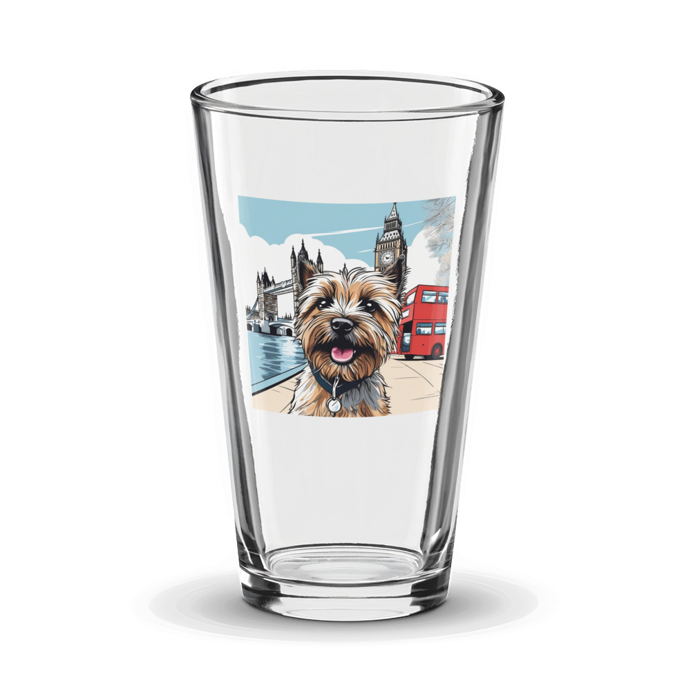 PugMug Custom Cairn Terrier Glass Tumbler