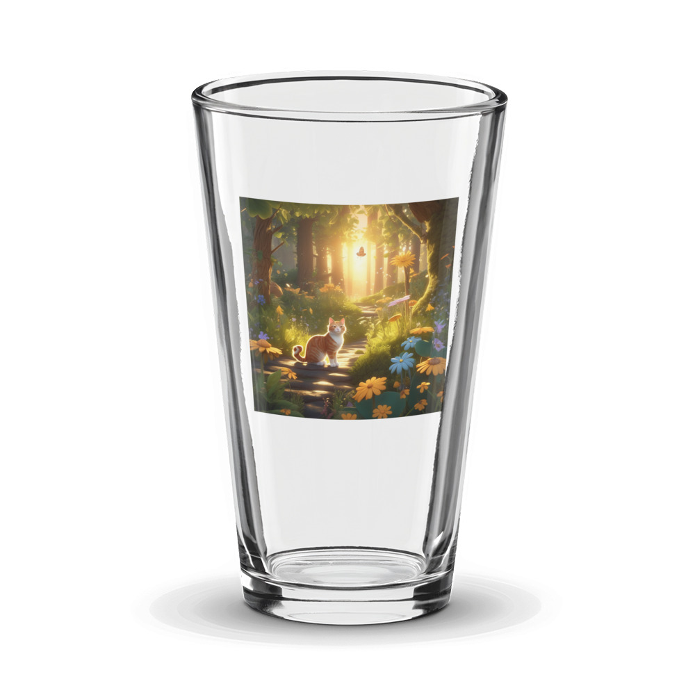 PugMug Custom Tabby Companion Cat Glass Tumbler