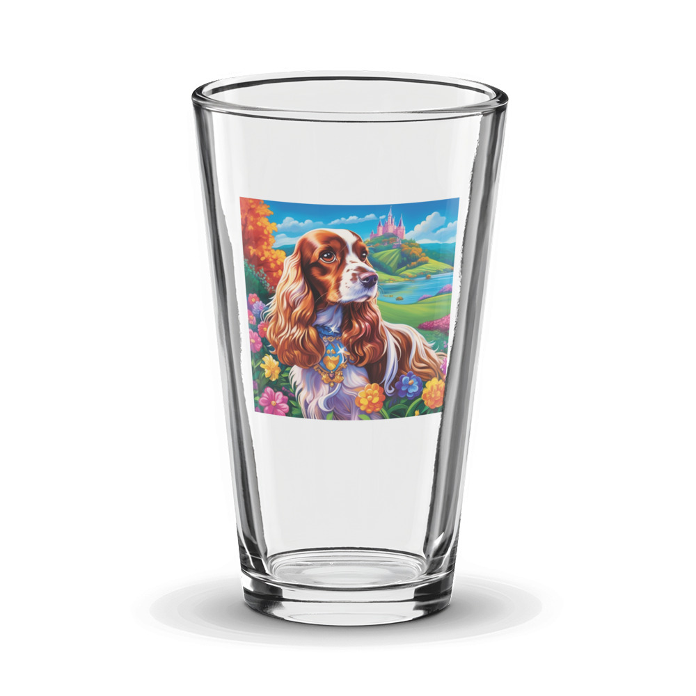 PugMug Custom English Cocker Spaniel Glass Tumbler
