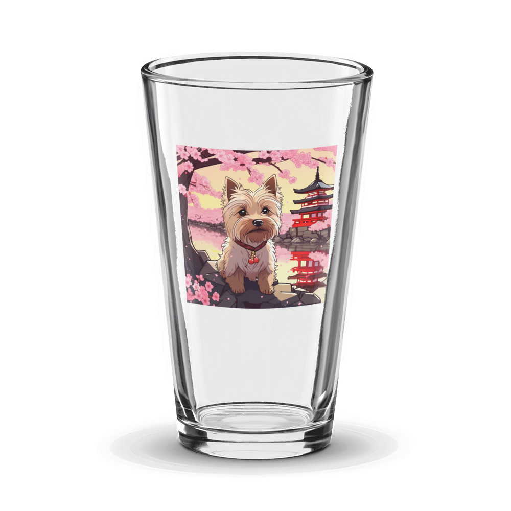 PugMug Custom Cairn Terrier Glass Tumbler