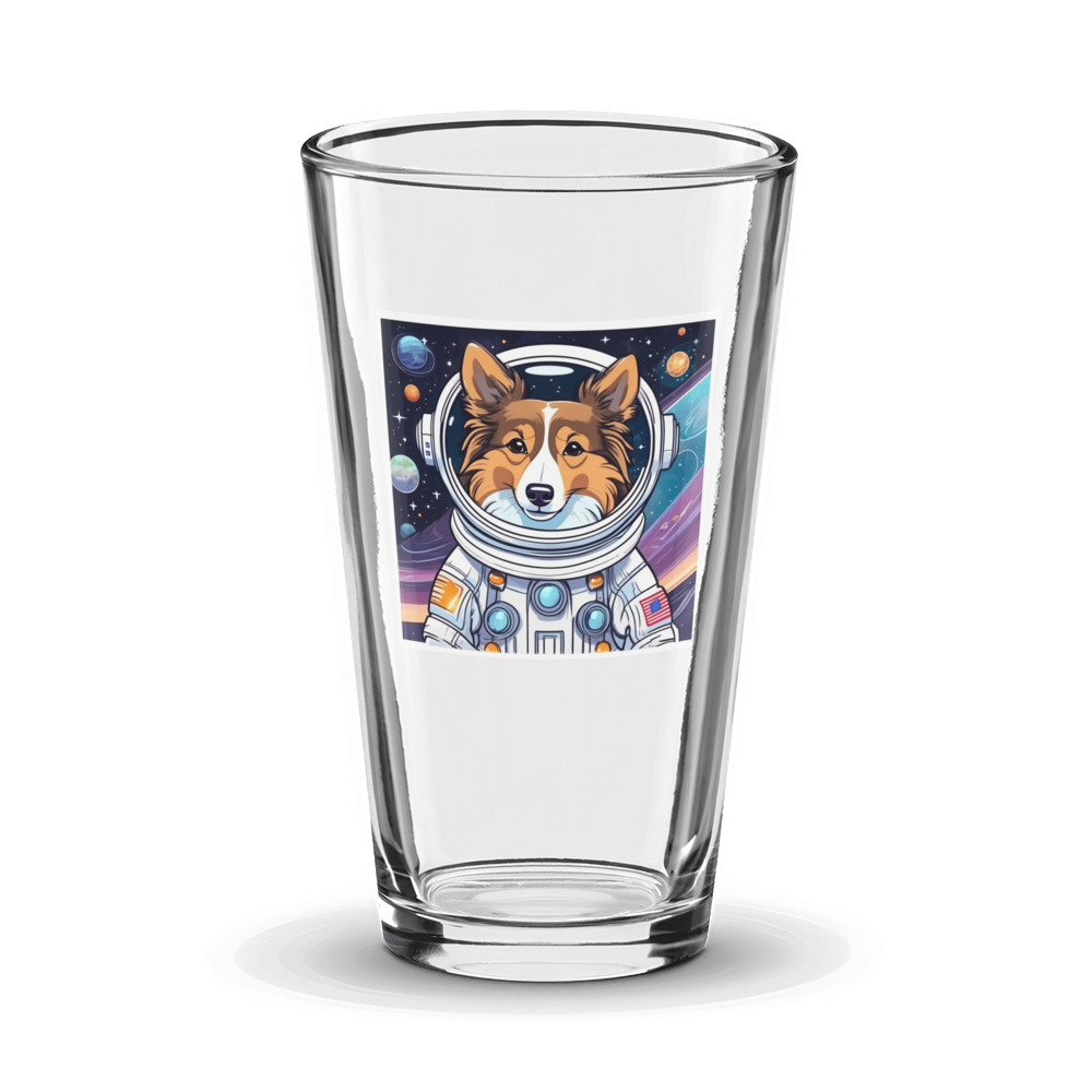 PugMug Custom Shetland Sheepdog Glass Tumbler