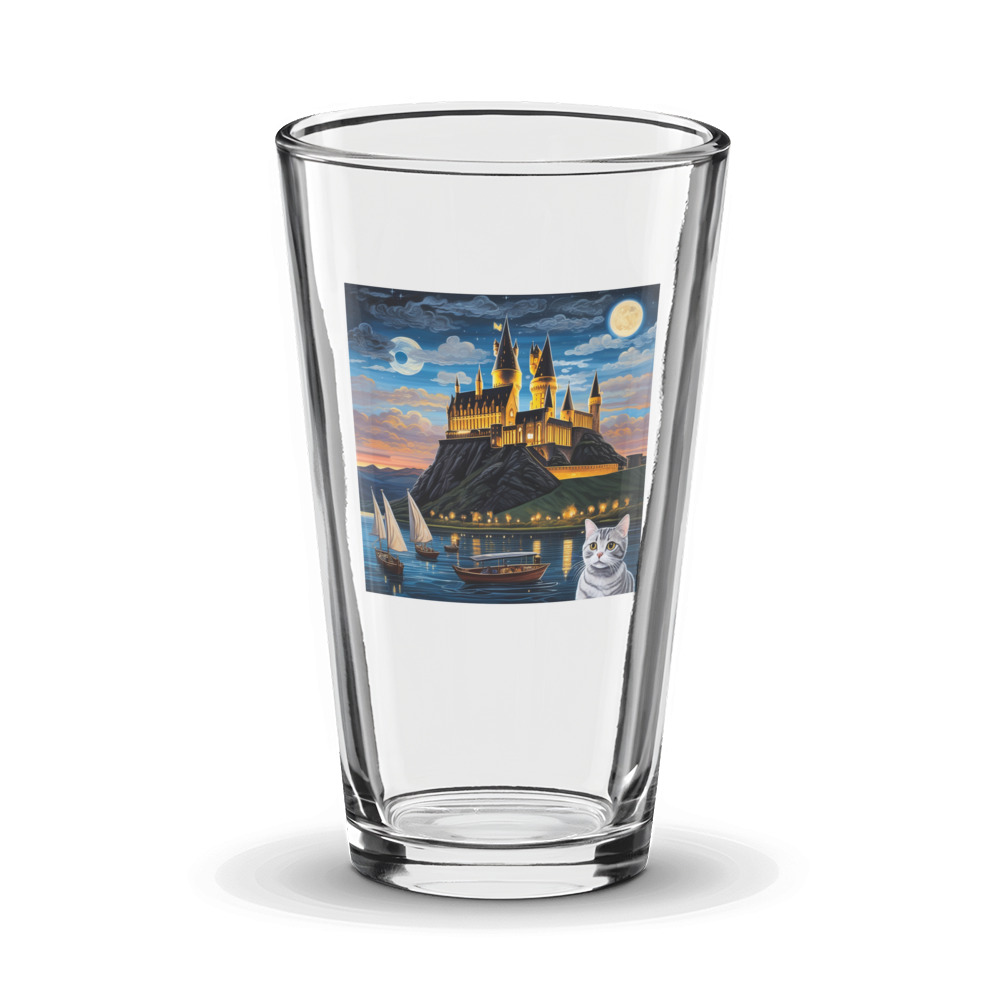 PugMug Custom Tabby Scottish Fold Cat Glass Tumbler