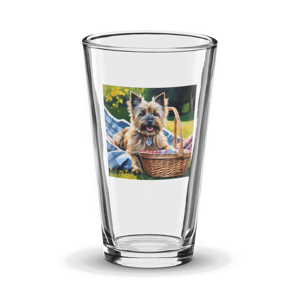 PugMug Custom Cairn Terrier Glass Tumbler