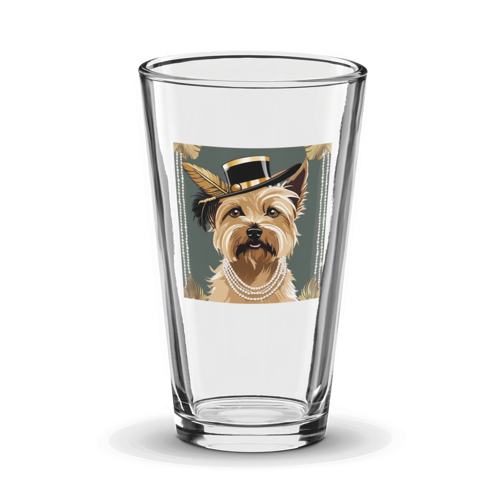 PugMug Custom Cairn Terrier Glass Tumbler