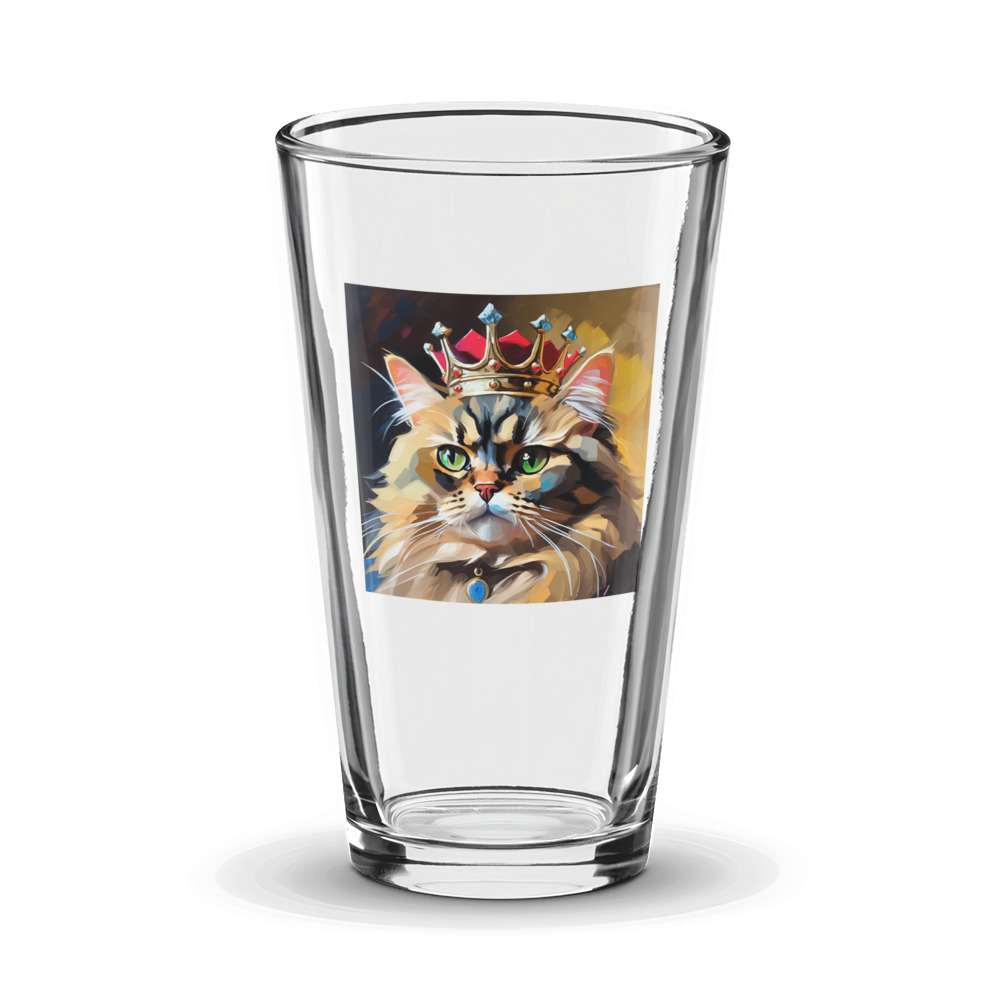 PugMug Custom Tabby Persian Cat Glass Tumbler