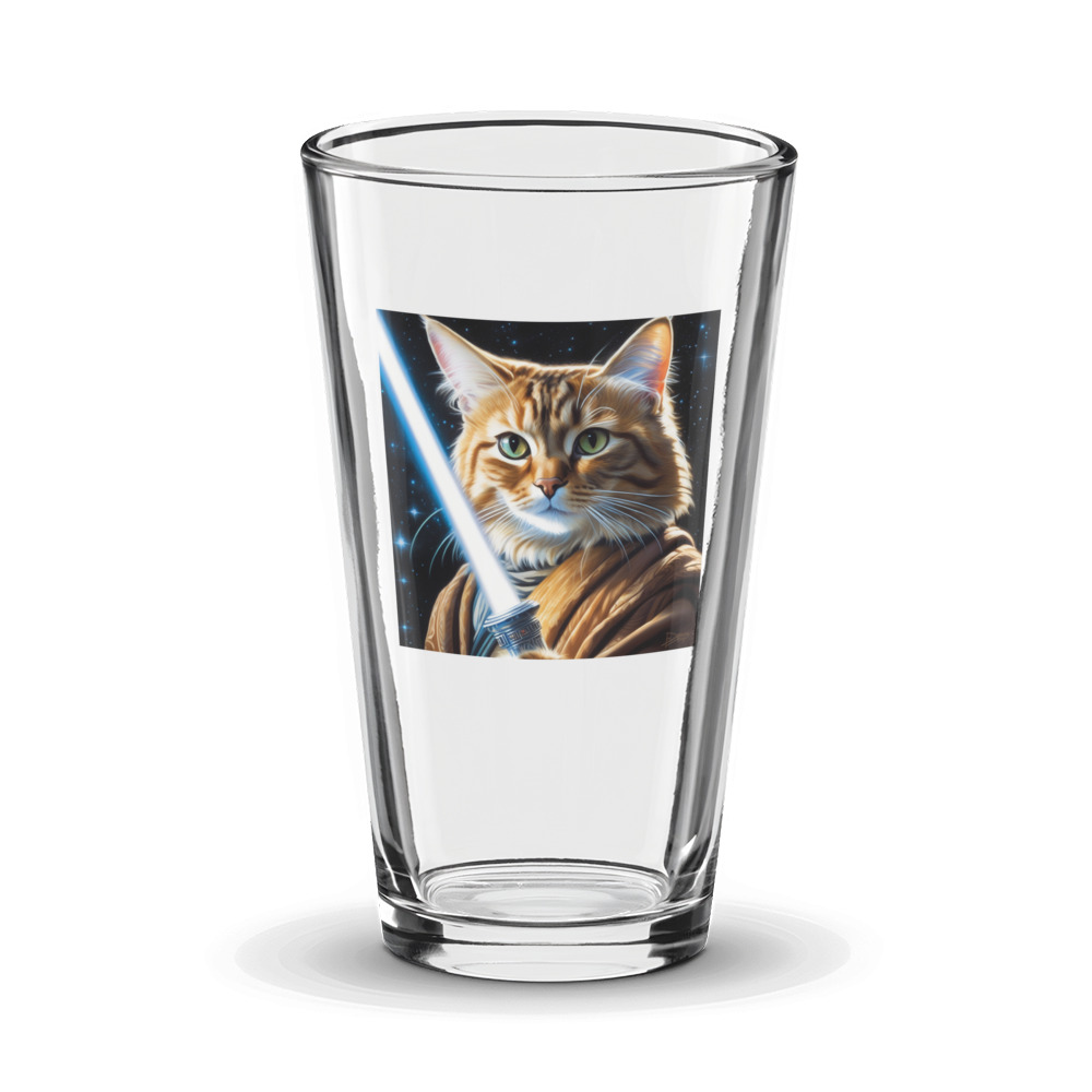 PugMug Custom Tabby Exotic Cat Glass Tumbler
