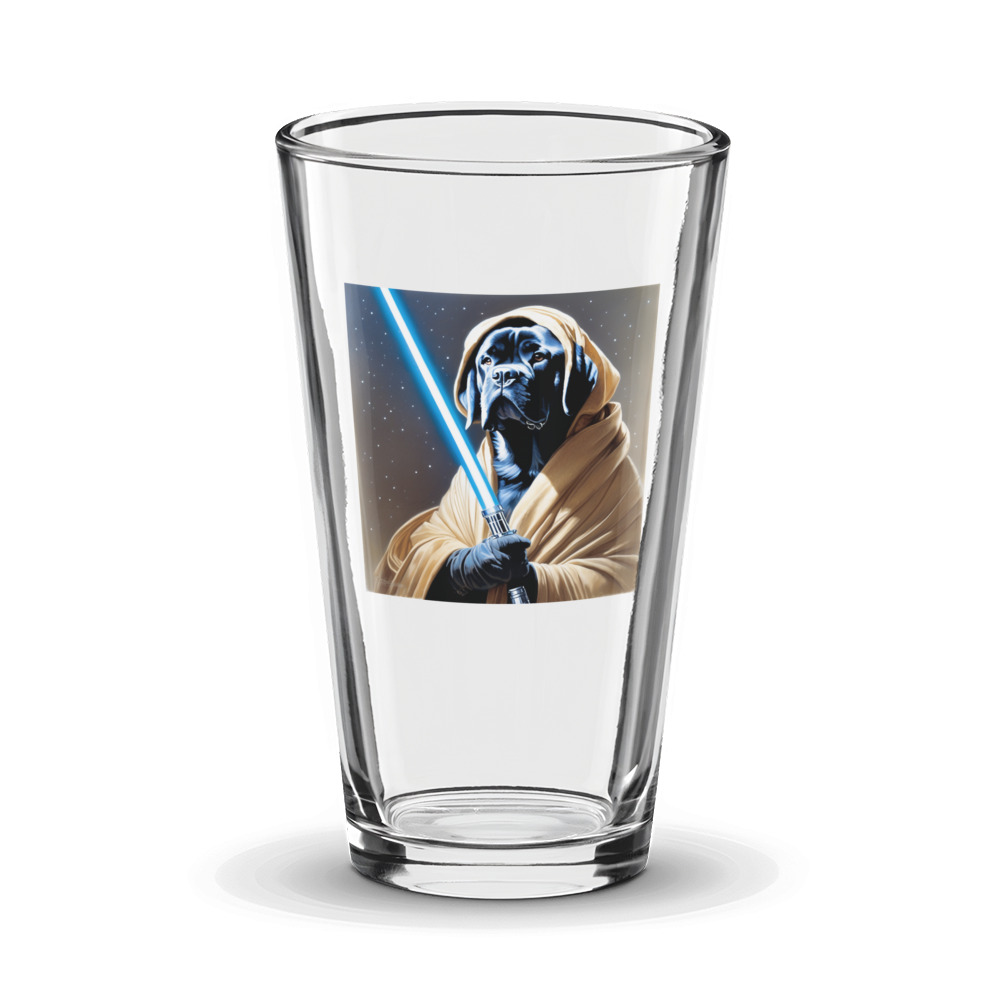 PugMug Custom Mastiff Glass Tumbler