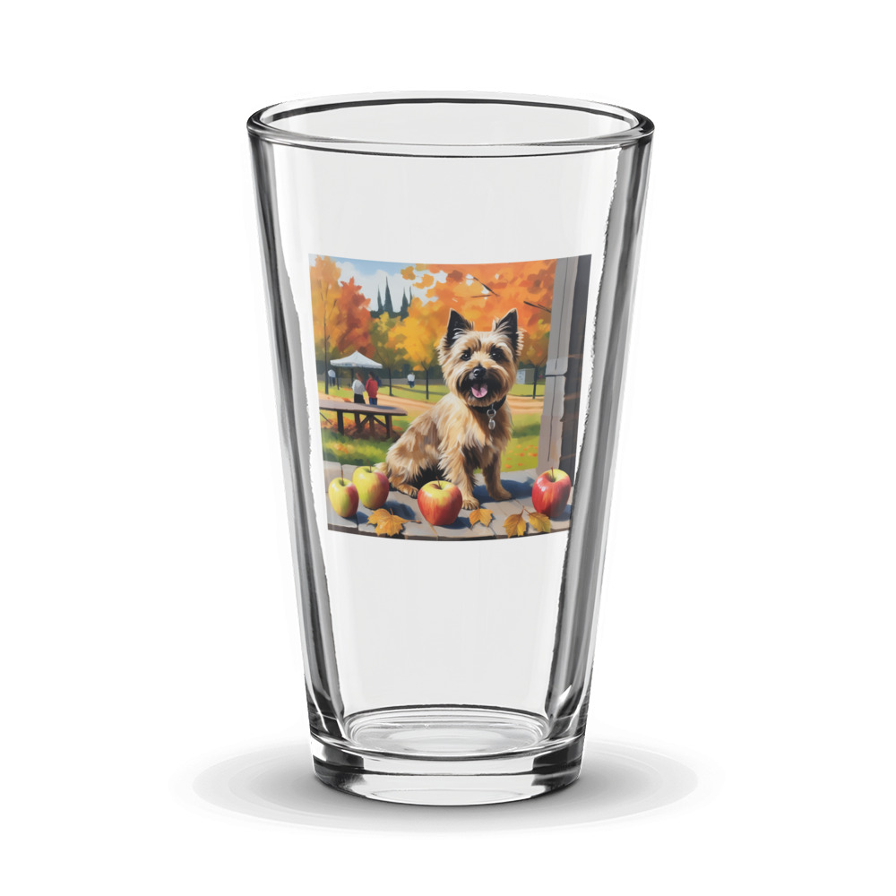 PugMug Custom Cairn Terrier Glass Tumbler