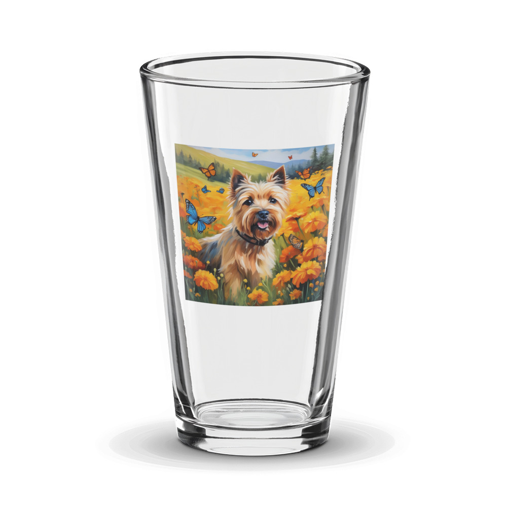 PugMug Custom Cairn Terrier Glass Tumbler