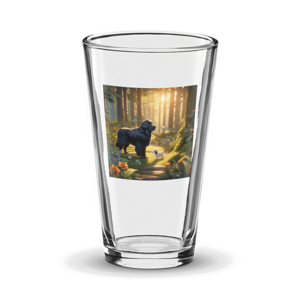 PugMug Custom Newfoundland Glass Tumbler