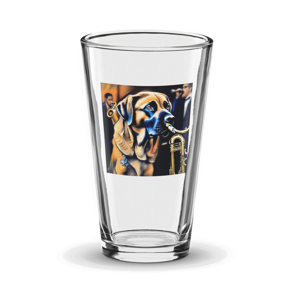 PugMug Custom Mastiff Glass Tumbler