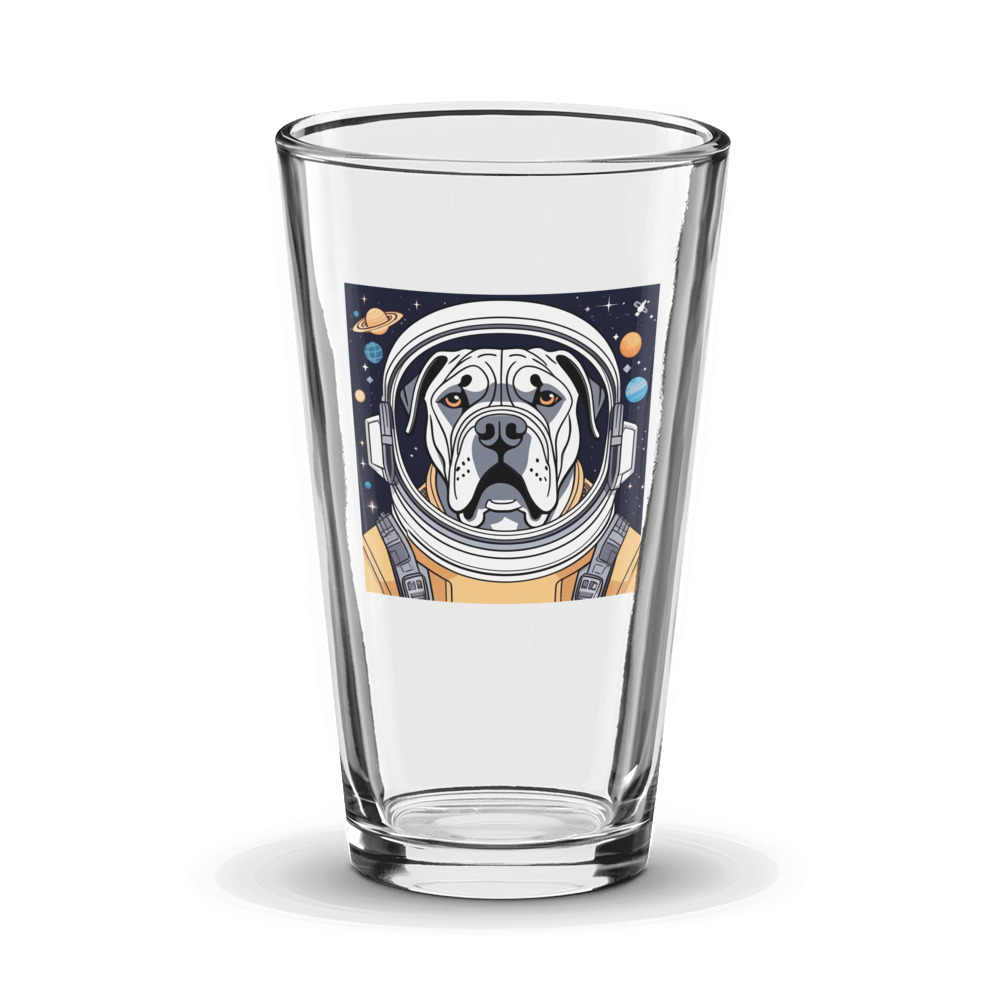 PugMug Custom Cane Corso Glass Tumbler