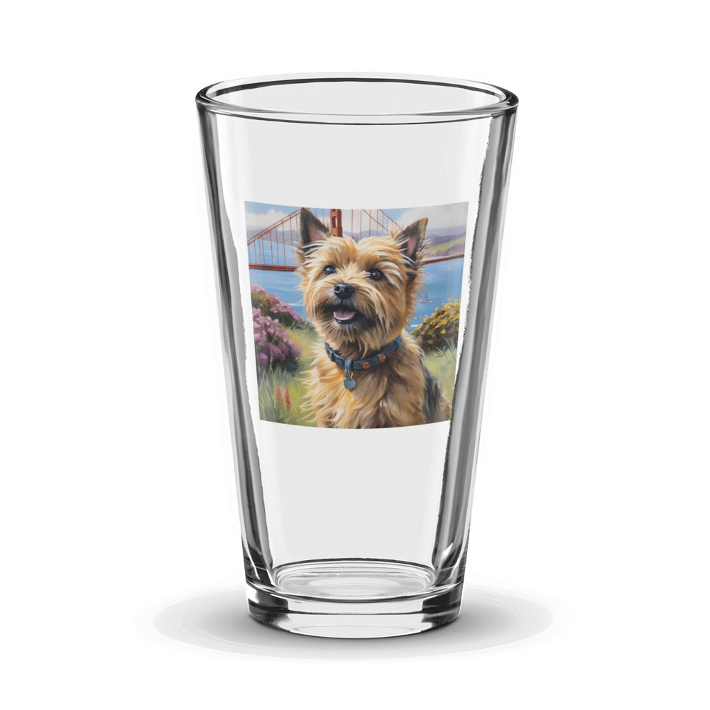 PugMug Custom Cairn Terrier Glass Tumbler