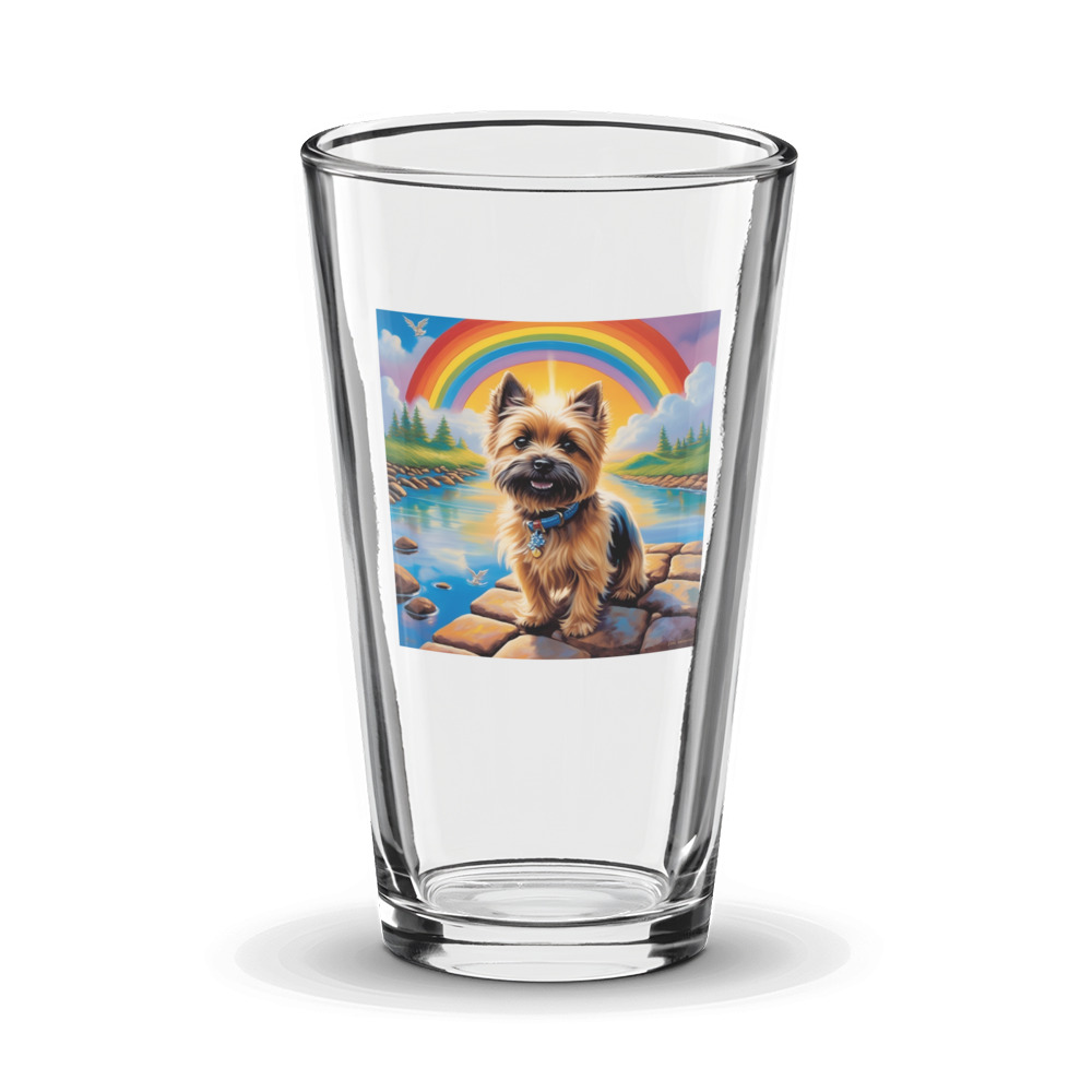 PugMug Custom Cairn Terrier Glass Tumbler