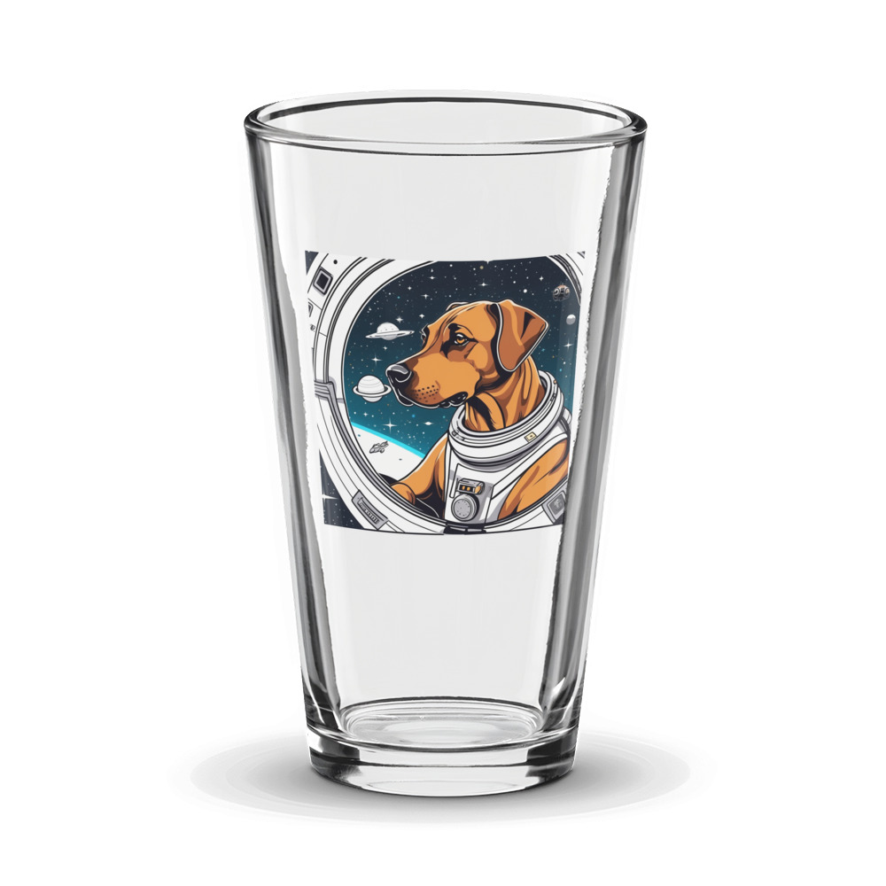 PugMug Custom Rhodesian Ridgeback Glass Tumbler