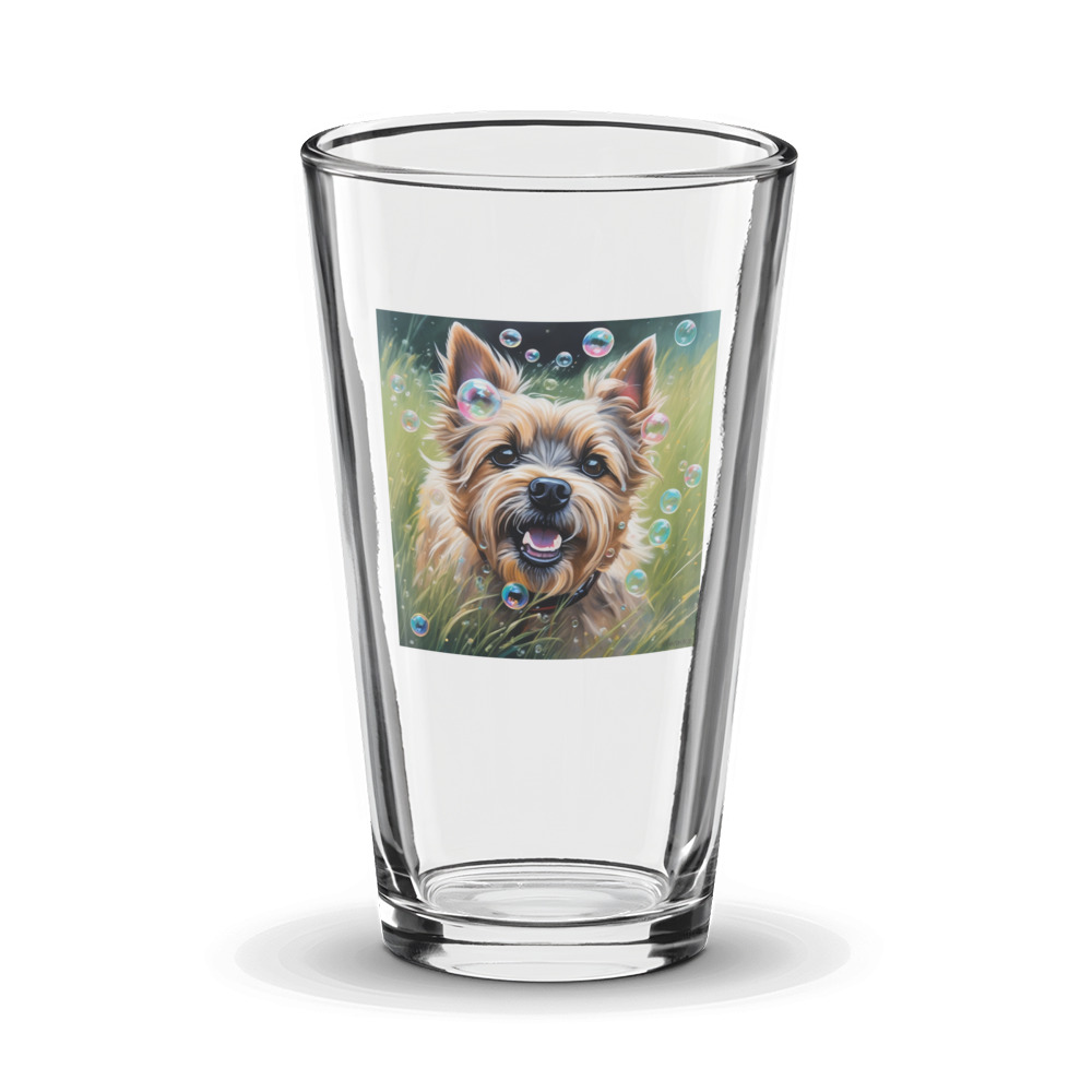 PugMug Custom Cairn Terrier Glass Tumbler