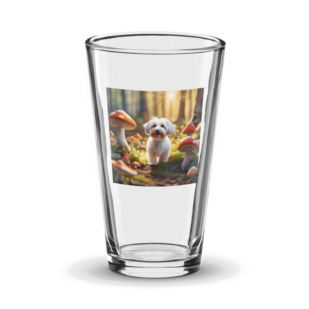 PugMug Custom Tan Havanese Dog Glass Tumbler