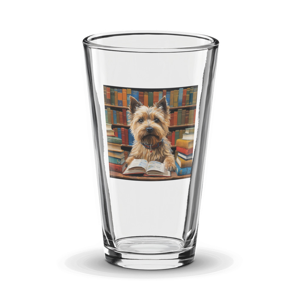 PugMug Custom Cairn Terrier Glass Tumbler