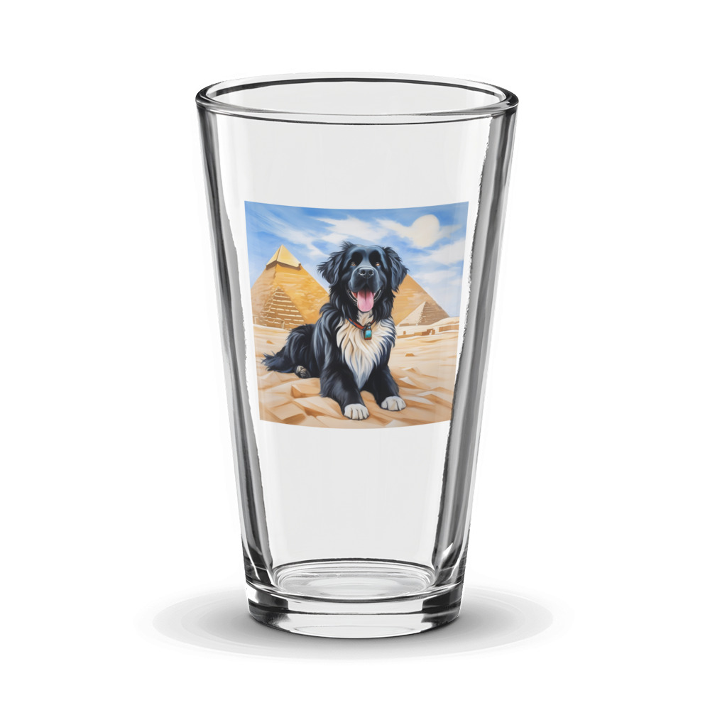 PugMug Custom Newfoundland Glass Tumbler