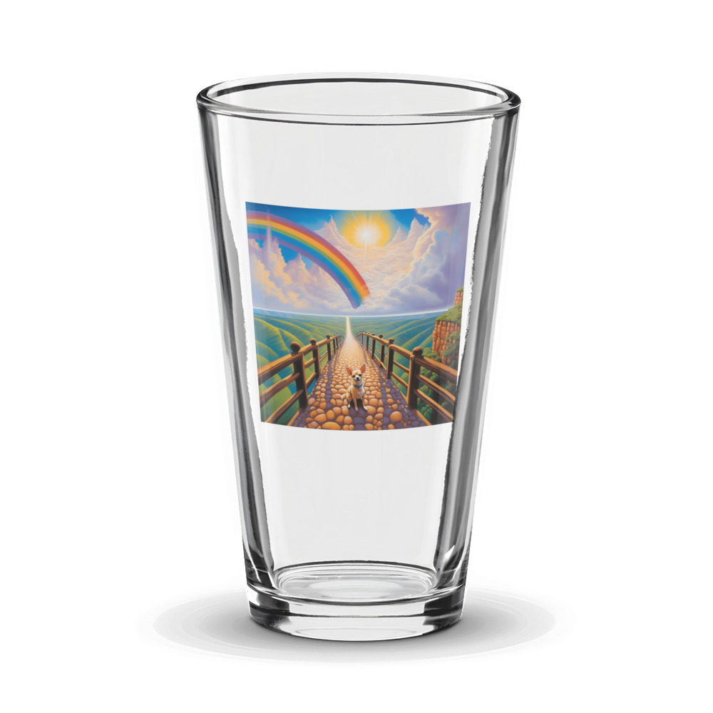 PugMug Custom Chihuahua Glass Tumbler