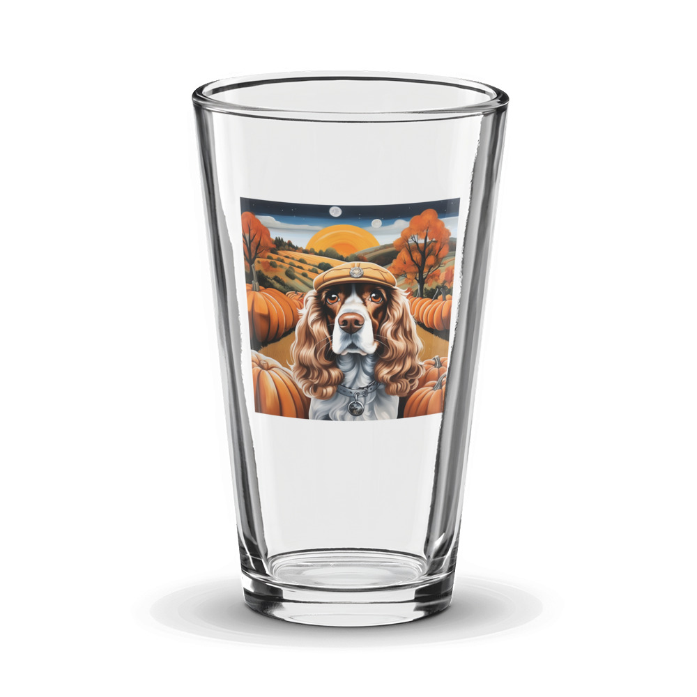 PugMug Custom English Cocker Spaniel Glass Tumbler