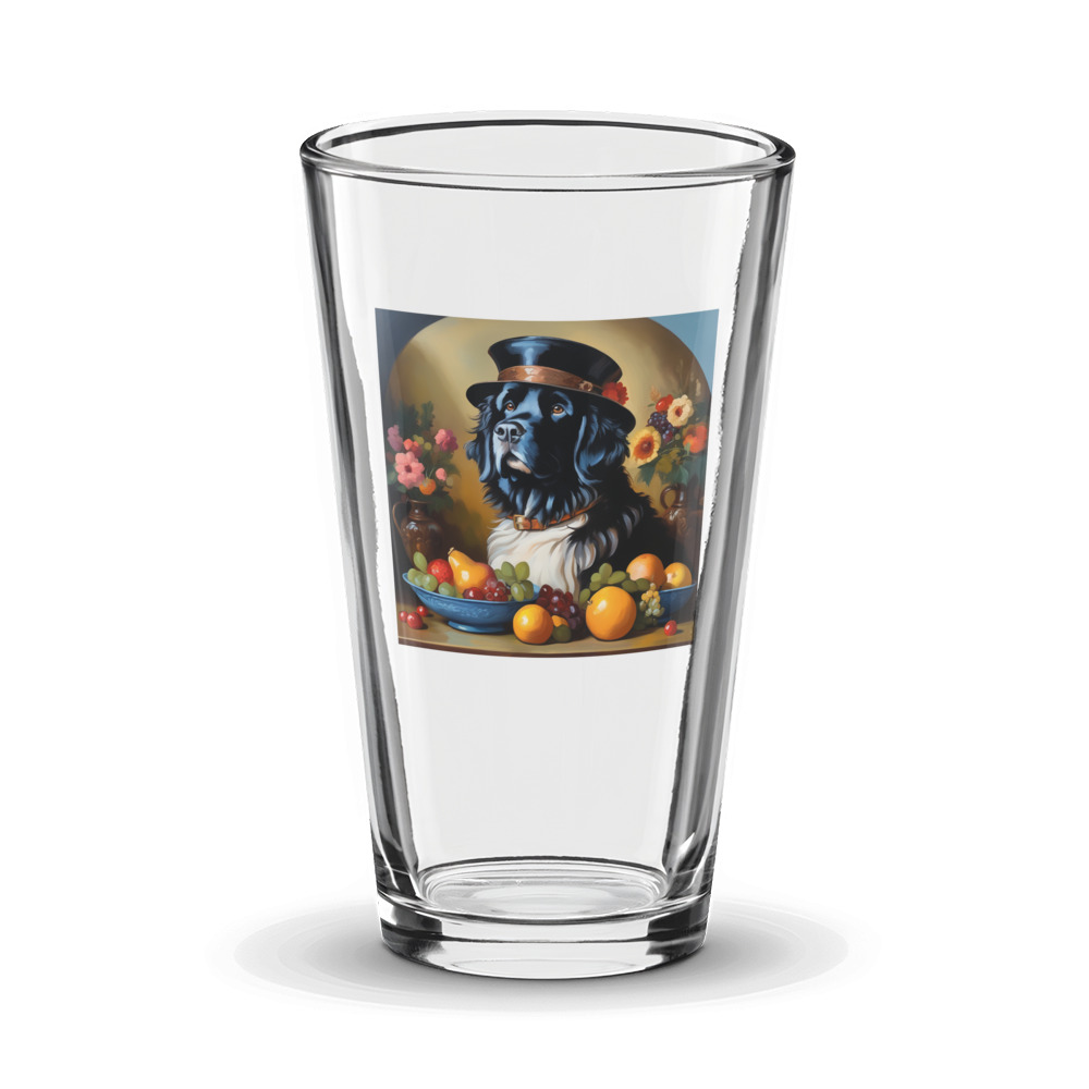 PugMug Custom Newfoundland Glass Tumbler