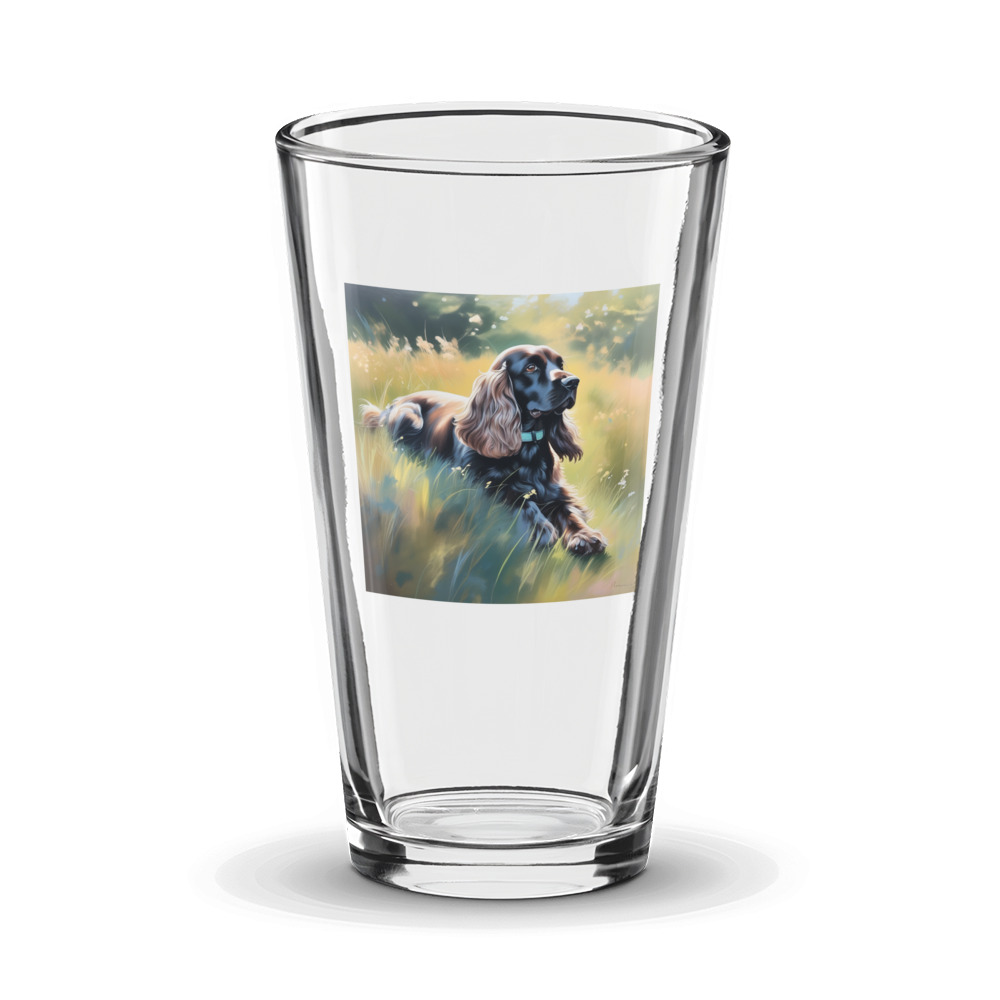 PugMug Custom Cocker Spaniel Glass Tumbler
